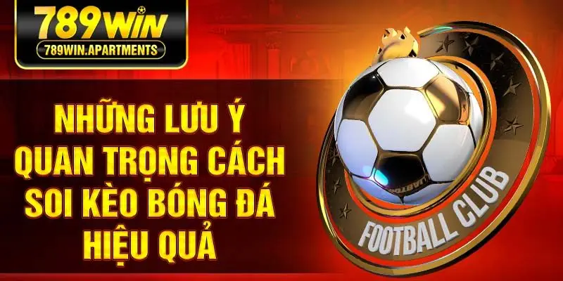 Những lưu ý quan trọng cách soi kèo bóng đá hiệu quả